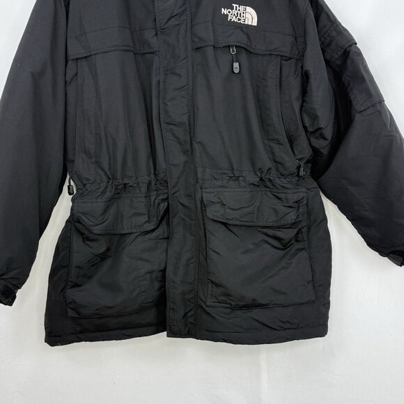 VTG THE NORTH FACE Size XL Black Mens Goosedown Parka Hooded Jacket - Picture 4 of 16